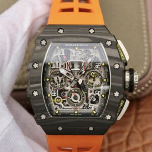 Richard Mille RM11-03 KV Factory Hot Replica Watches Orange Strap - Hot Replica Watches
