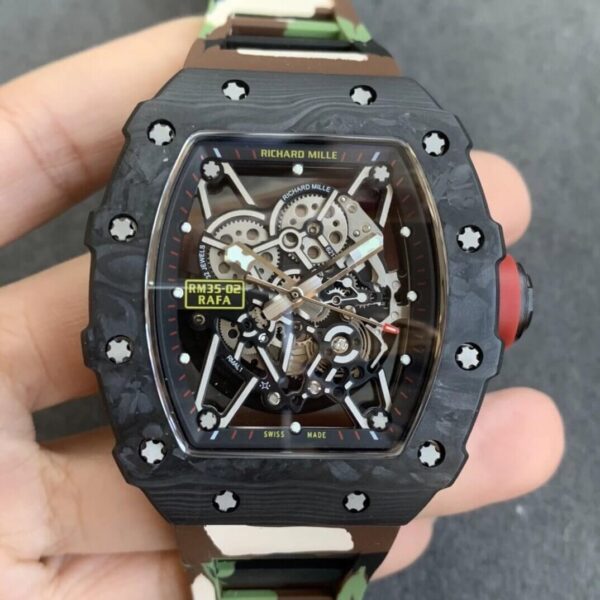 Richard Mille RM35-02 KV Factory Hot Replica Watches Black Case - Hot Replica Watches