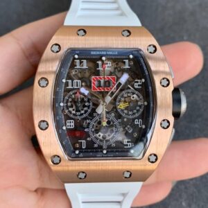 Richard Mille RM11 KV Factory Hot Replica Watches White Strap - Hot Replica Watches