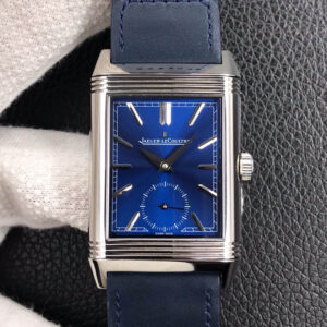 Jaeger LeCoultre Reverso MG Factory Hot Replica Watches Blue Strap - Hot Replica Watches