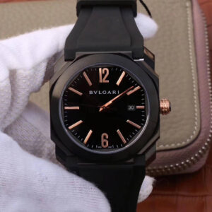 Bvlgari Octo 102581 BGO41BBSVD Hot Replica Watches Black Case - Hot Replica Watches