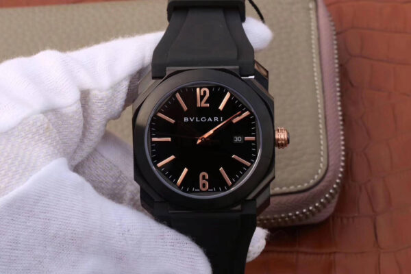 Bvlgari Octo 102581 BGO41BBSVD Hot Replica Watches Black Case - Hot Replica Watches