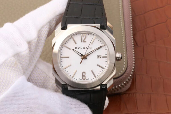 Bvlgari Octo 102779 OC41C6SLD Hot Replica Watches Silver Case - Hot Replica Watches