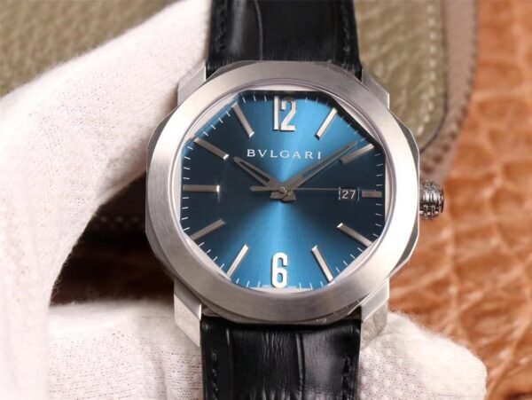 Bvlgari Octo 102429 BV Factory Hot Replica Watches Silver Case - Hot Replica Watches