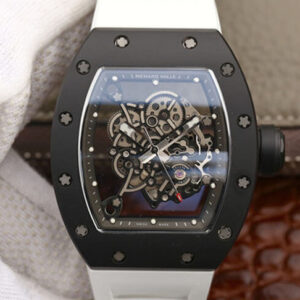 Richard Mille RM055 KV Factory Hot Replica Watches White Strap - Hot Replica Watches