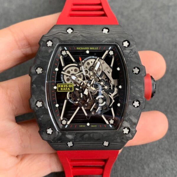 Richard Mille RM35-01 KV Factory Hot Replica Watches Black Case - Hot Replica Watches