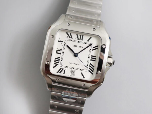 Cartier Santos WSSA0009 BV Factory Hot Replica Watches Steel Strap - Hot Replica Watches