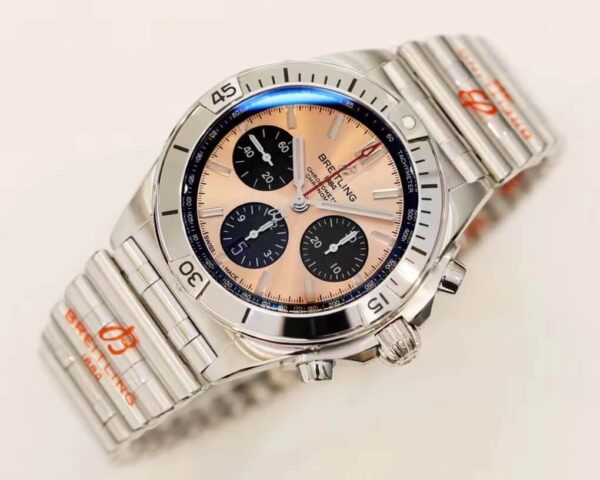 Breitling Chronomat AB0134101K1A1 GF Factory Rose Hot Replica Watches Steel Strap - Hot Replica Watches