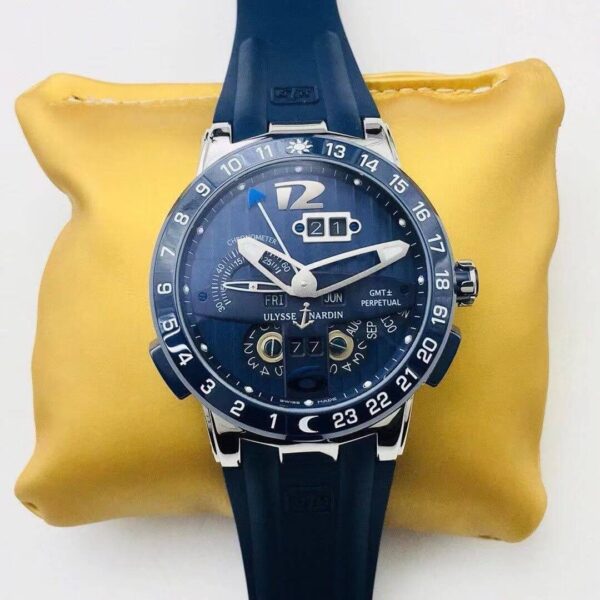 Ulysse Nardin 320-00/BQ TW Factory Hot Replica Watches Blue Strap - Hot Replica Watches