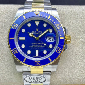 Rolex Submariner 116613LB-97203 Clean Factory Hot Replica Watches Blue Dial - Hot Replica Watches