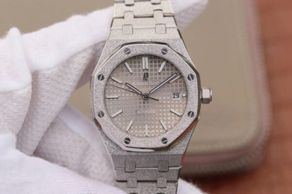 Audemars Piguet Royal Oak 15454BC.GG.1259BC.01 JH Factory Hot Replica Watches Silver Case - Hot Replica Watches