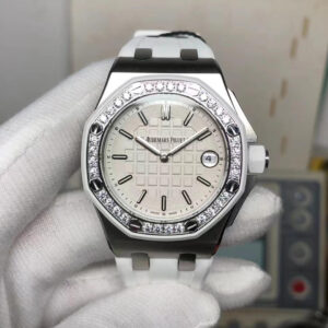 Audemars Piguet Royal Oak 67540SK.ZZ.A010CA.01 Hot Replica Watches Silver Diamond Case - Hot Replica Watches