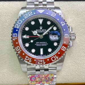 Rolex GMT Master II M126710BLRO-0001 Clean Factory Hot Replica Watches Steel Strap - Hot Replica Watches