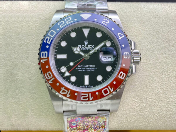 Rolex GMT Master II M126710BLRO-0002 Clean Factory Hot Replica Watches Black Dial - Hot Replica Watches