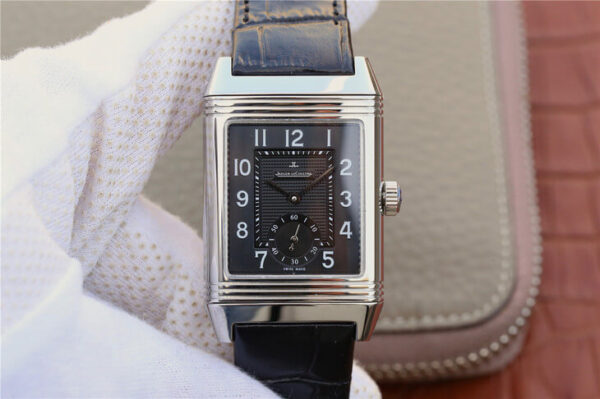 Jaeger LeCoultre Reverso Q3738470 Hot Replica Watches Black Strap - Hot Replica Watches