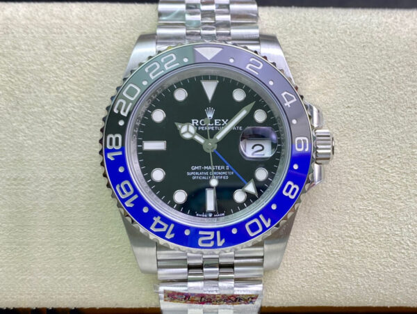 Rolex GMT Master II M126710BLNR-0002 Clean Factory Hot Replica Watches Steel Strap - Hot Replica Watches