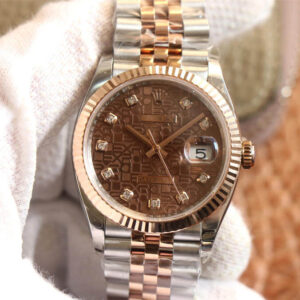 Rolex Datejust M126231-0025 EW Factory Hot Replica Watches Brown Dial - Hot Replica Watches