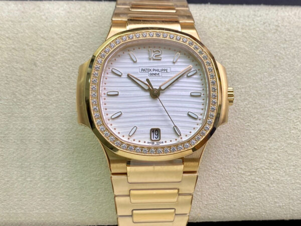 Patek Philippe Nautilus 7118/1200R-001 3K Factory Hot Replica Watches White Dial - Hot Replica Watches