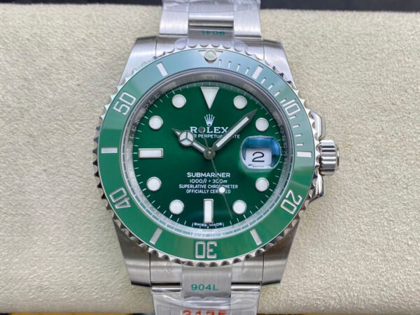 Rolex Submariner 116610LV-97200 ZF Factory Hot Replica Watches Green Case - Hot Replica Watches