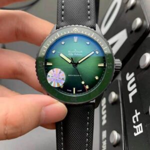 Blancpain Fifty Fathoms 5005 0153 NABA GF Factory Hot Replica Watches Green Case - Hot Replica Watches