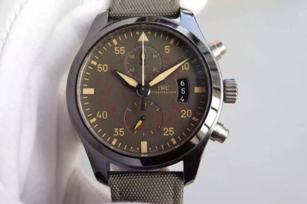 IWC Pilot IW388002 V6 Factory Hot Replica Watches Black Case - Hot Replica Watches