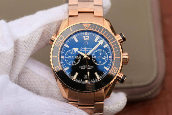 Omega Seamaster 232.63.46 OM Factory Hot Replica Watches Blue Dial - Hot Replica Watches