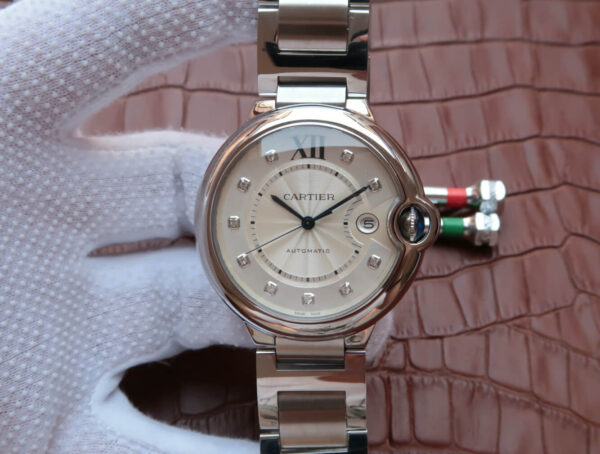 Cartier Ballon Bleu WE902075 JF Factory Hot Replica Watches Steel Strap - Hot Replica Watches