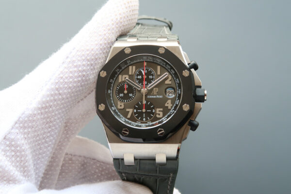 Audemars Piguet Royal Oak Offshore 26219IO.OO.D005CR.01 JF Factory Hot Replica Watches Brown Dial - Hot Replica Watches