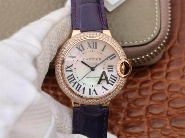 Cartier Ballon Bleu WE902066 V6 Factory Hot Replica Watches White Dial - Hot Replica Watches