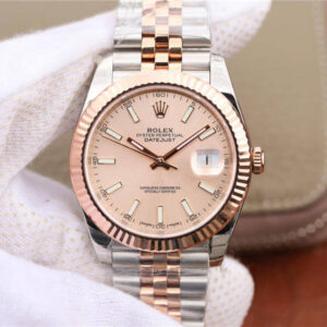 Rolex Datejust M126331-0010 EW Factory Hot Replica Watches Rose Gold Dial - Hot Replica Watches
