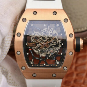 Richard Mille RM035 KV Factory Hot Replica Watches White Strap - Hot Replica Watches