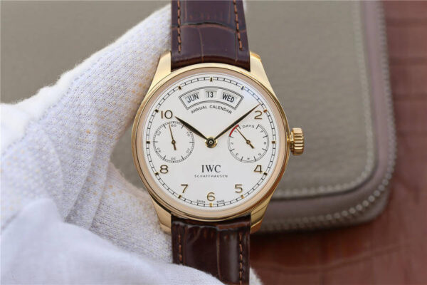 IWC Portugieser IW503502 YL Factory Hot Replica Watches White Dial - Hot Replica Watches
