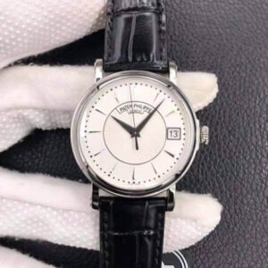 Patek Philippe Calatrava 5153G-010 ZF Factory Hot Replica Watches White Dial - Hot Replica Watches