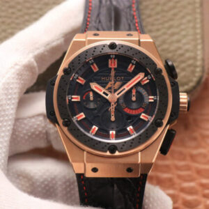 Hublot King Power V6 Factory Hot Replica Watches Gold Case - Hot Replica Watches