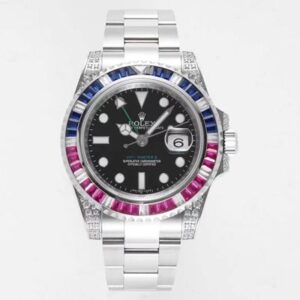 Rolex GMT Master II 116759 ROF Factory Hot Replica Watches Silver Strap - Hot Replica Watches