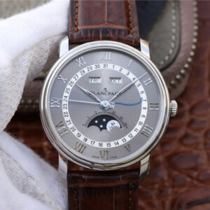 Blancpain Villeret 6654-1113-55B OM Factory Hot Replica Watches Gray Dial - Hot Replica Watches