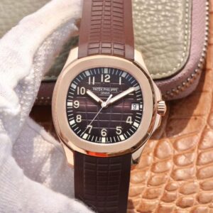 Patek Philippe Aquanaut 5167R-001 ZF Factory Hot Replica Watches Brown Strap - Hot Replica Watches