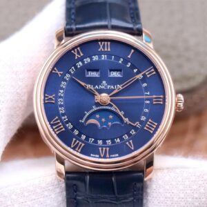 Blancpain Villeret 6654-3640-55 OM Factory Hot Replica Watches Blue Dial - Hot Replica Watches