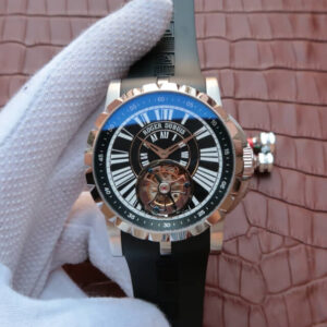 Roger Dubuis Hommage JB Factory Hot Replica Watches Black Strap - Hot Replica Watches