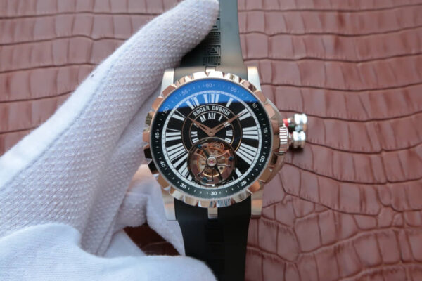 Roger Dubuis Hommage JB Factory Hot Replica Watches Black Strap - Hot Replica Watches