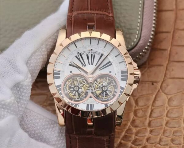 Roger Dubuis Excalibur RDDBEX0249 JB Factory Hot Replica Watches Gold Case - Hot Replica Watches