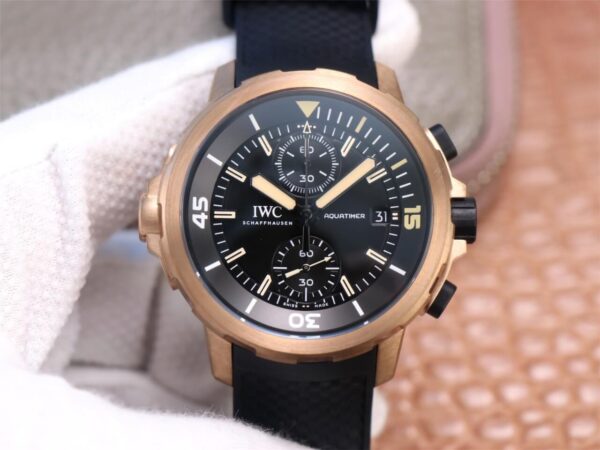 IWC Aquatimer IW379503 V6 Factory Hot Replica Watches Black Dial - Hot Replica Watches