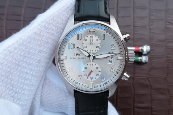 IWC Pilot IW387809 ZF Factory Hot Replica Watches Silver Dial - Hot Replica Watches