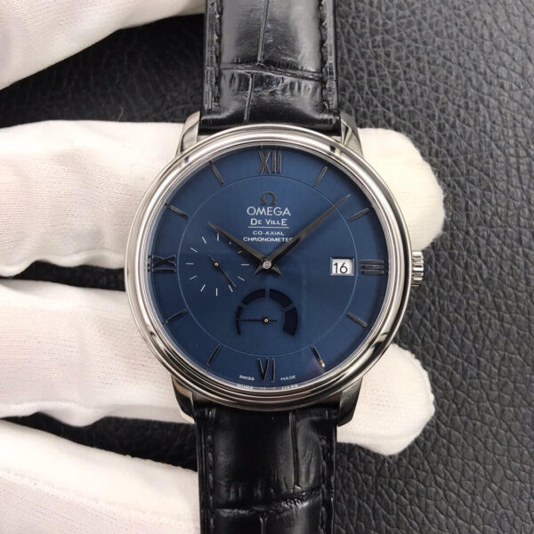 Omega De Ville 424.13.40.21.03.001 ZF Factory Hot Replica Watches Blue Dial - Hot Replica Watches