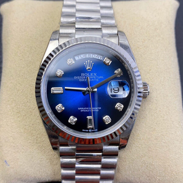 Rolex Day Date M128239-0023 EW Factory Hot Replica Watches Steel Strap - Hot Replica Watches