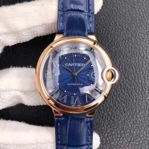 Cartier Ballon Bleu WGBB0036 V6 Factory Hot Replica Watches Blue Dial - Hot Replica Watches