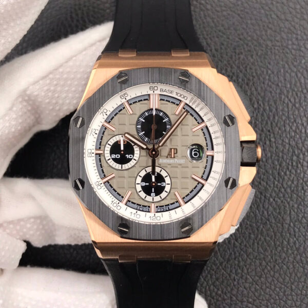 Audemars Piguet Royal Oak Offshore 26416RO.OO.A002CA.01 JF Factory Hot Replica Watches Black Strap - Hot Replica Watches