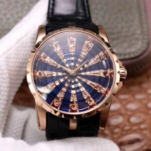 Roger Dubuis Excalibur RDDBEX0684 ZZ Factory Hot Replica Watches Blue Dial - Hot Replica Watches