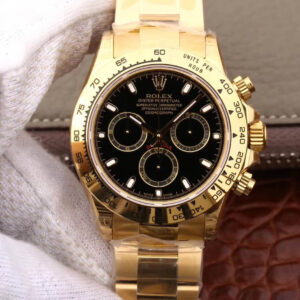 Rolex Daytona M116508-0004 JH Factory Hot Replica Watches Gold Case - Hot Replica Watches
