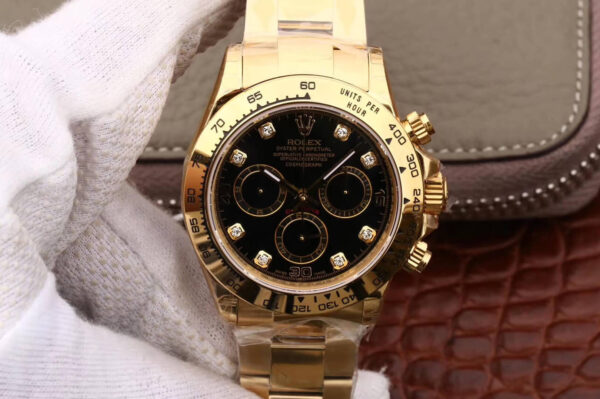 Rolex Daytona M116508-0008 JH Factory Hot Replica Watches Gold Case - Hot Replica Watches